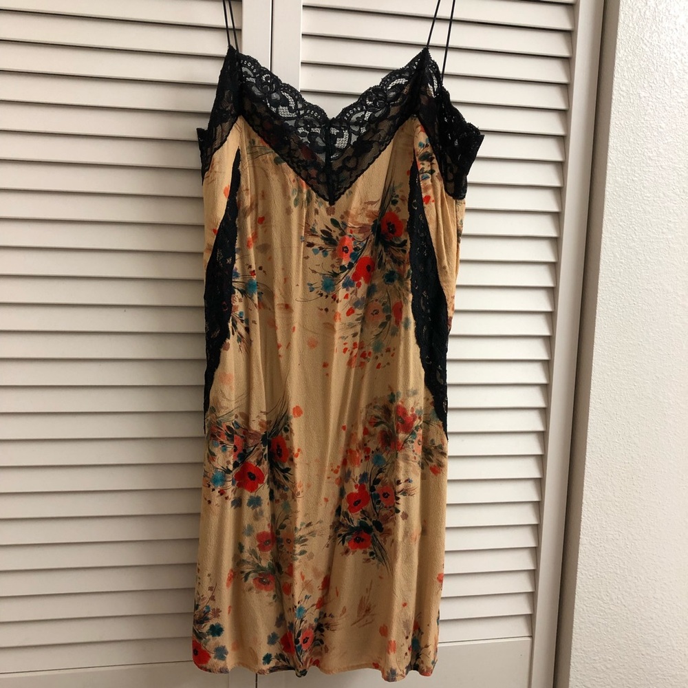 Zara Floral Lace Camisole Dress
